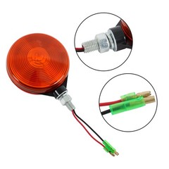 2X 3C081-75870 Amber Hazard Light For Kubota B L M Series Tractors