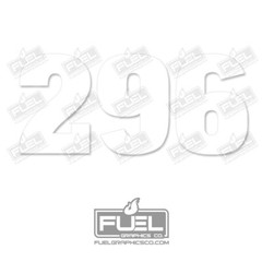296 Bush Hog Rotary Cutter Mower Premium Vinyl Decal – 10″ wide x 4.5″ tall