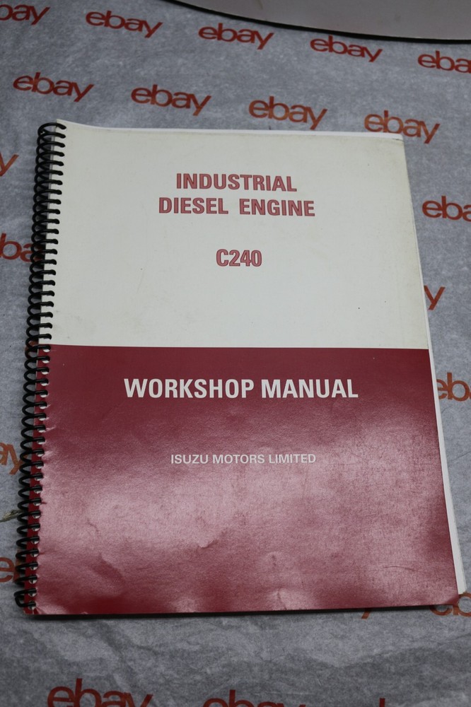 OEM ISUZU INDUSTRIAL DIESEL ENGINE C240 SERVICE WORKSHOP REPAIR MANUAL
