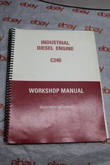 OEM ISUZU INDUSTRIAL DIESEL ENGINE C240 SERVICE WORKSHOP REPAIR MANUAL