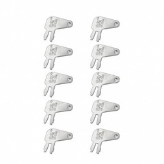 10pc 8H5306 8H 5306 Aftermarket Forked Keys For Caterpillar Switch 7N0718
