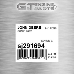 SJ291694 GUARD ASSY fits JOHN DEERE (Surplus Open Box)