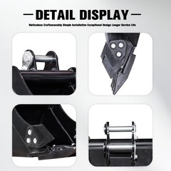 12inch 300mm Narrow Bucket For 1-2 Ton Mini Excavator Attachments Trench Buckets
