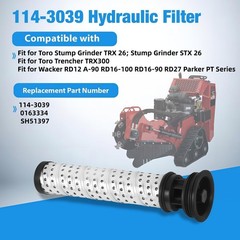 114-3039 Hydraulic Filter Fit for Toro Stump Grinder TRX26 STX26 Trencher TRX…