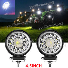 2X LED Tractor Work Lights Flood Light fit Truck,bulldozer,lawn mower,snowplow