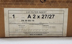 CJC Type A 2 x 27/27 Filter Insert CC Jensen PA5600318