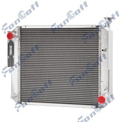 Forklift 4-Row Aluminum Radiator Fits Hyster Yale Replaces OEM Part 1329169