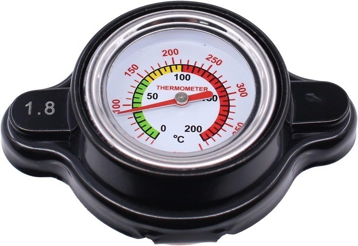 High Pressure Radiator Cap with Temp Gauge 1.8 Bar for WR250R WR250F WR450F YZ12