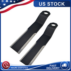 2x Brush Hog Cutter Blades Replacement For Wolverine Skidsteer HD AR400 Steel US