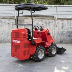 NEW Mini Wheel Type Skid Steer Loader Riding Skid Machine 13.5HP EPA For Sale