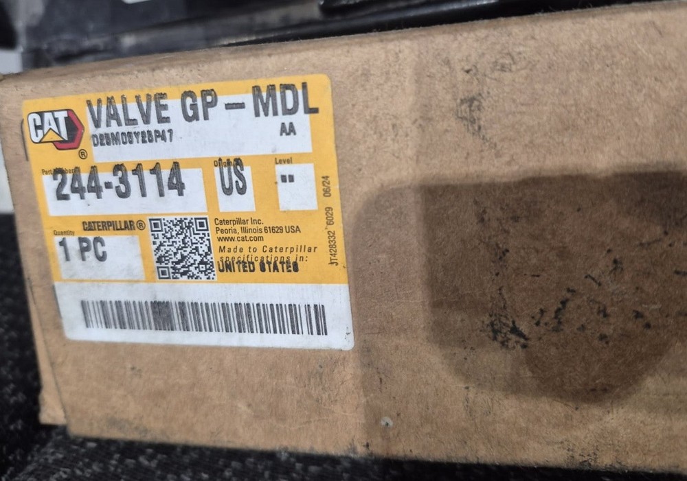 244-3114 2443114 VALVE GP HYDRAULIC CATERPILLAR 770G 772G 140M 16M 980H