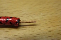 Ford 9N Red & Black Deluxe Cloth Covered Custom Fit Spark Plug Wire Set USA Made