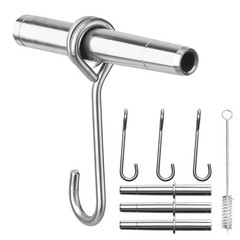 ARGCONNER Stainless Steel Maple Syrup Taps Kit, Spiles for Tapping Silver