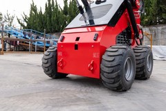 870kg Mini Skid Steer Loader MS380 23HP Dual Pump Wheeled Skid Steer Free Ship
