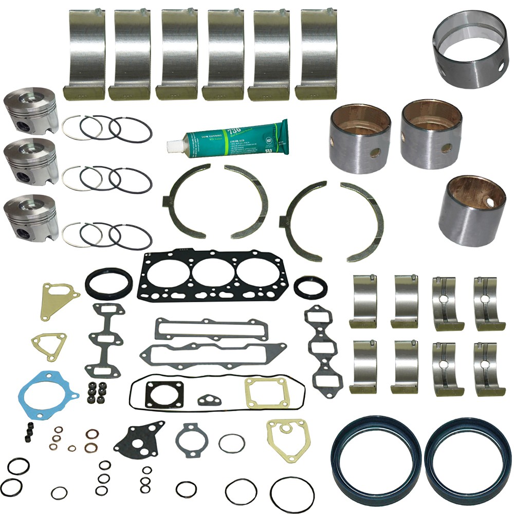 3TNV88 Engine Overhaul Kit for Yanmar 3 Cyl. Engines with 3.46″ Bore (88 mm)