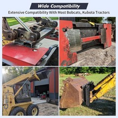 9.8” Adjustable Universal Skid Steer Quick Tach Conversion Adapter Plate 4000lb