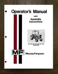 265 Tractor Technical Repair Manual & Operator Fits Massey Ferguson MF 265 MF265