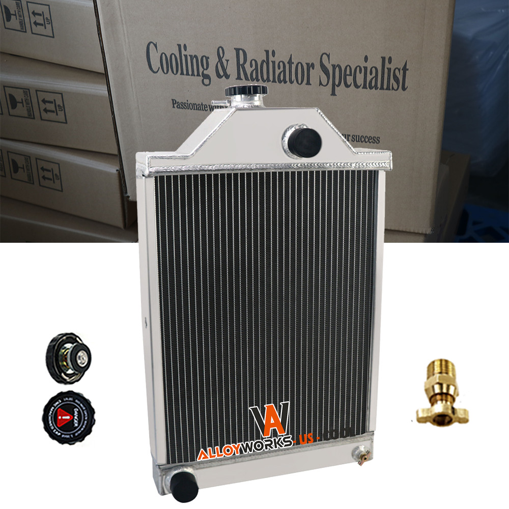 4 Core Tractor Radiator For Massey Ferguson 165 175 180 3165 506244M91 194701M91