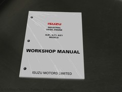 JCB Isuzu 4LB1, 4LC1, 4LE1 Diesel Engine Service Manual Repair Shop Book