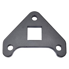 2X Black Track Motor Reinforcement Bracket Kit for Mini Excavator Universal