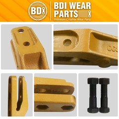 10 Pack 6684447 Skid Steer Bucket Unitooth Trenching Bucket Teeth w/ Bolts &Nuts