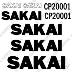 Fits Sakai CP20001 Decal Kit Roller Replacement Stickers – 3M Vinyl!
