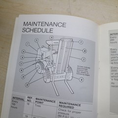 THE GENERAL FL-460 FORKLIFT Owner Operator Maintenance Manual GUIDE BOOK LIFT