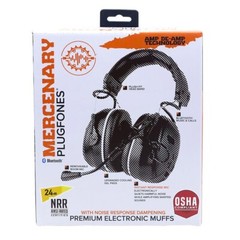 Plugfones Mercenary Ear Muffs and Headphones Bluetooth Work earbuds Electronic