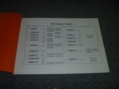 TCM C240PKJ Isuzu Diesel Engine Parts Catalog Manual PE-C240PKJD xz