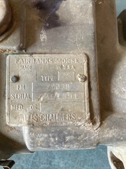 FAIRBANKS MORSE FMZ4b3b MAGNETO Lot W
