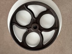 Vintage 12in Cast Iron Wheel–2 inch tread–Clean-Farm Machinery
