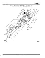 Service Parts Manual Fits Yale Forklift GLP050LX(A974)