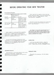 International Harvester 454 Tractor Operators Manual