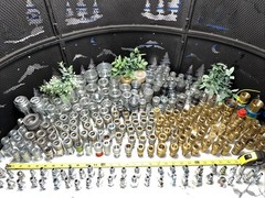 260 QTY! MASSIVE MIX LOT- Parker Swagelok Dixon Quick Disconnect Brass Stainless