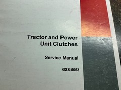Case Tractor and Power Unit Clutches Service Manual