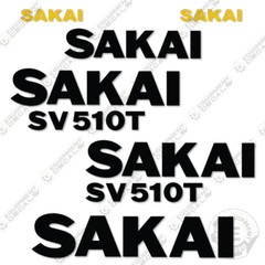 Fits Sakai SV510T Decal Kit Roller – 7 YEAR OUTDOOR 3M VINYL!