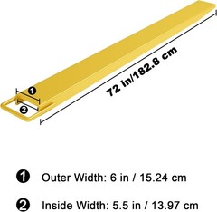 Pallet Fork Extensions Forklift Extensions 60″/72″/84″ x 5.5″ Heavy Duty Steel