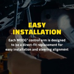 MOOG RK642096 Suspension Control Arm rear lower forward