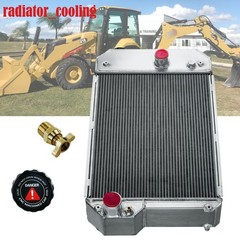 6-Row Aluminum Radiator Fit CAT Perkins 416C 1104A-44 Diesel Engine #2485B276