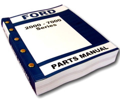 Ford 2000 3000 4000 5000 7000 Series Tractor Parts Manual Catalog