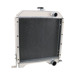 3 Row Aluminum Radiator For Case Skid Loader 1840 1845C Skid Steer #1347609C1