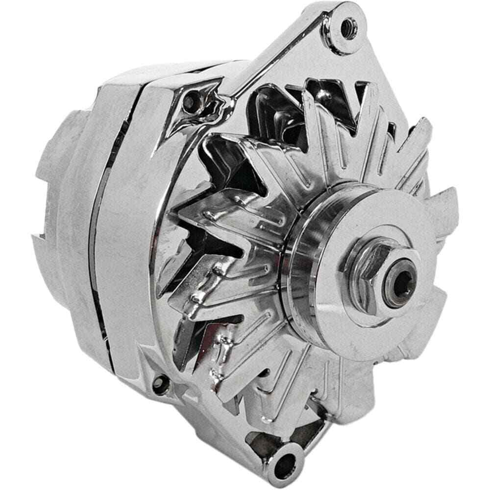 Chrome 10SI Alternator 12V 105A New External Fan 1 Year Warranty
