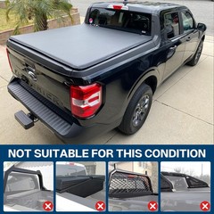 Soft Tri-Fold Tonneau 05-26 Frontier 09-12 Suzuki Equator 5ft 59.5in Track Sys