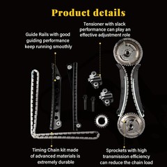 Timing Chain TK6068 for Ford F-150 F-250 Expedition 2004-2008 4.6L 5.4L