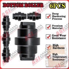 6* Bottom Roller Track Roller for John Deere 50G Excavator Undercarriage ,HOT!