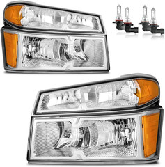 2004-2012 Chevy Colorado GMC Canyon Isuzu I-Series Headlight Pair Left Right