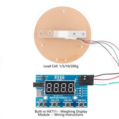 EC Buying HX711 Digital Load Cell Module, 2.16 x 1.38 x 0.47 inches, Black