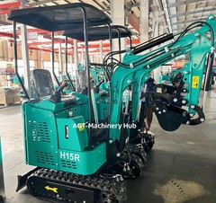 AGT 1 TON MINI EXCAVATOR WITH PILOT SYSTEM, 13.5HP RATO ENGINE