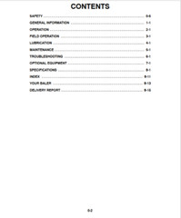New Holland BR740 BR750 BR770 BR780 Round Balers Operators Manual PDF/USB