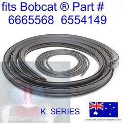 fits Bobcat Front Door Glass Rubber 6665568 6554149 K SERIES S250 S300 S330 864